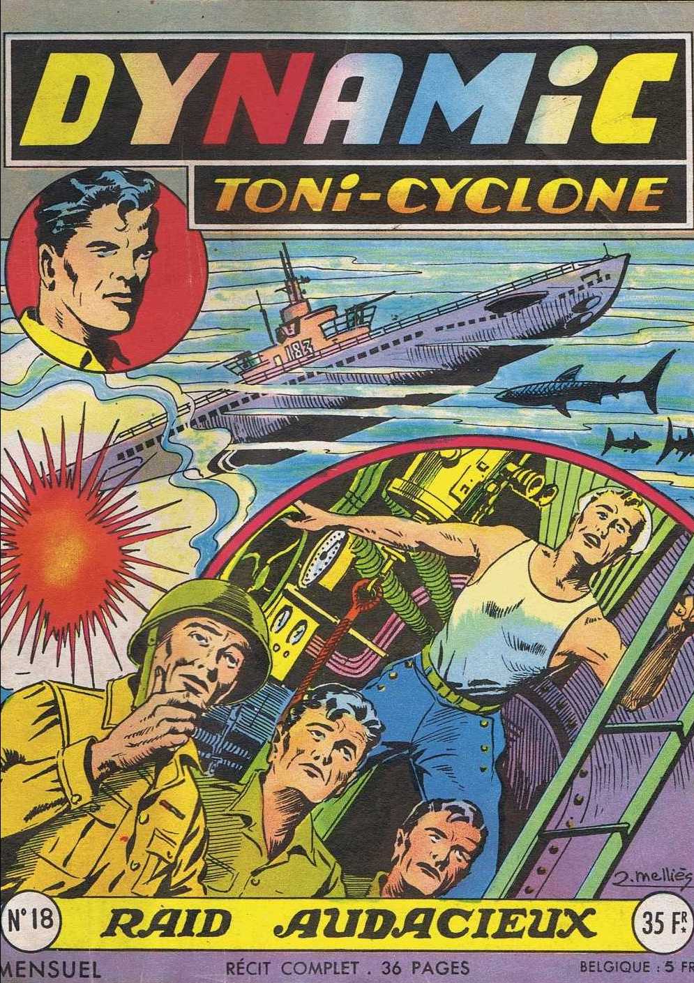 Scan de la Couverture Dynamic Toni Cyclone n 18
